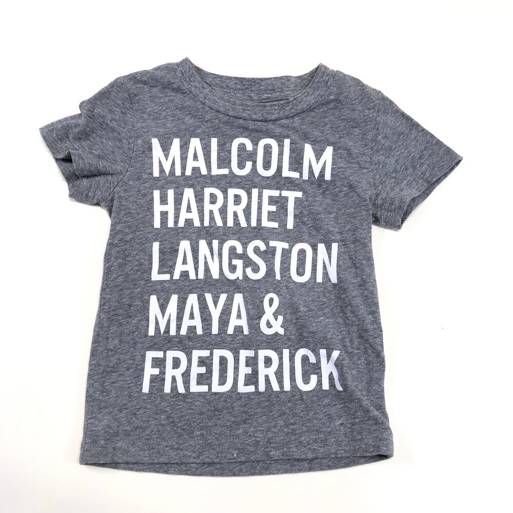 AFRICAN AMERICAN HISTORY GREATS TEE SIZE 2T